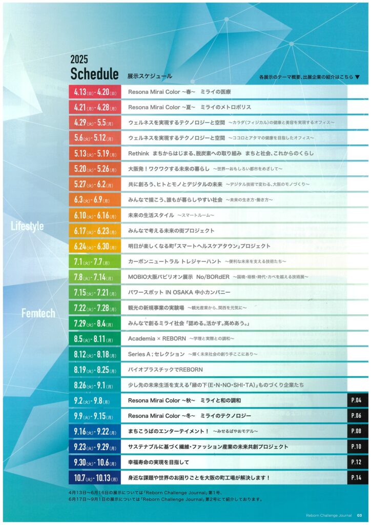 スケジュール①